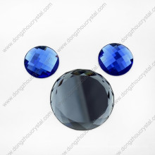 Lead Free Faceted Colored Decorative Round Glass Beads for Shoes